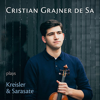 CD cover: Cristian Grajner de Sa plays Kreisler and Sarasate